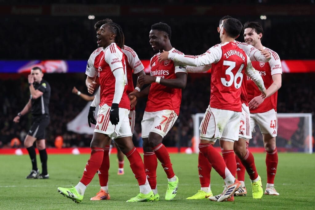 Arsenal v Tottenham Goleada europea 2025 hat trick
