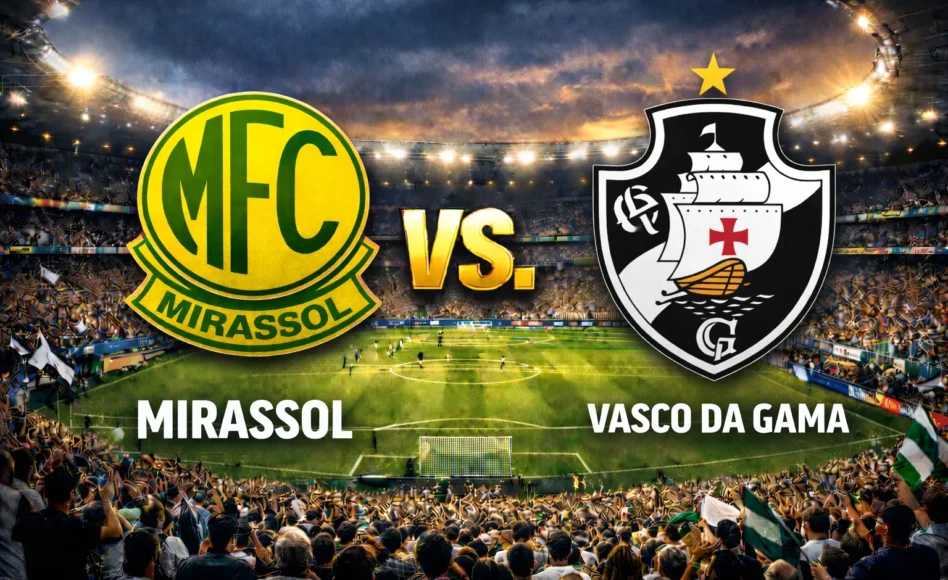 Mirassol contra Vasco da Gama –Liga Brasil 2026– 29 de Enero (20:00 hora local)