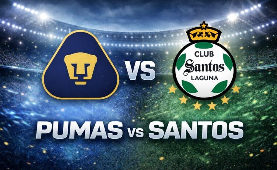 Pumas UNAM contra Santos -Torneo Liga MX Primera División- Viernes 30 de enero (21:00 hora local)