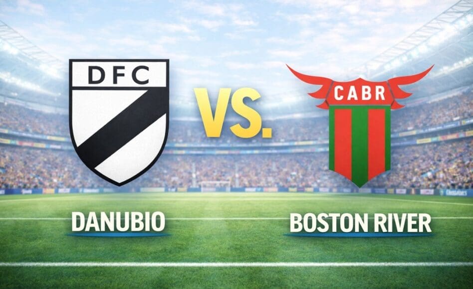 Danubio contra Boston River –Liga Uruguaya Apertura 2026– 15 de Febrero (17:00 hora local)