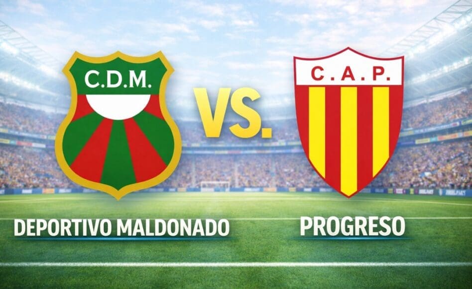 Deportivo Maldonado contra Progreso –Liga Uruguaya Apertura 2026– 14 de Febrero (17:00 hora local)
