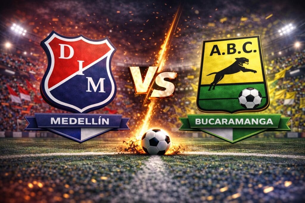 Independiente Medellín contra Bucaramanga