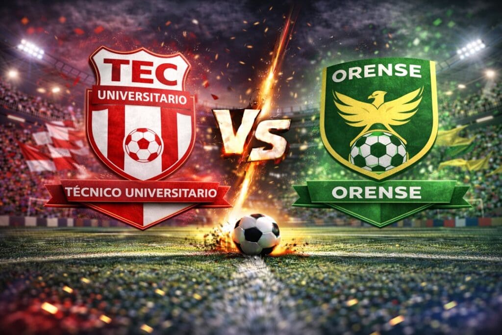 Técnico Universitario contra Orense