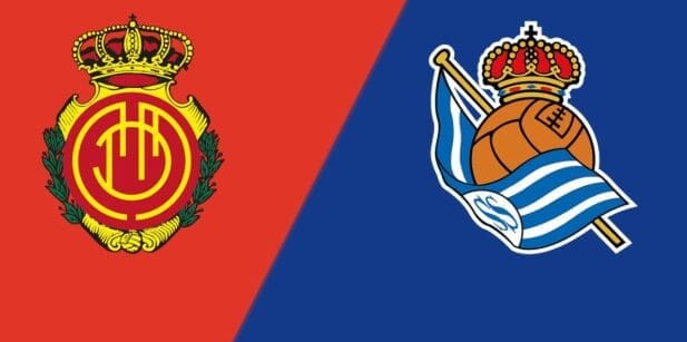 Escudos del Mallorca contra Real Sociedad