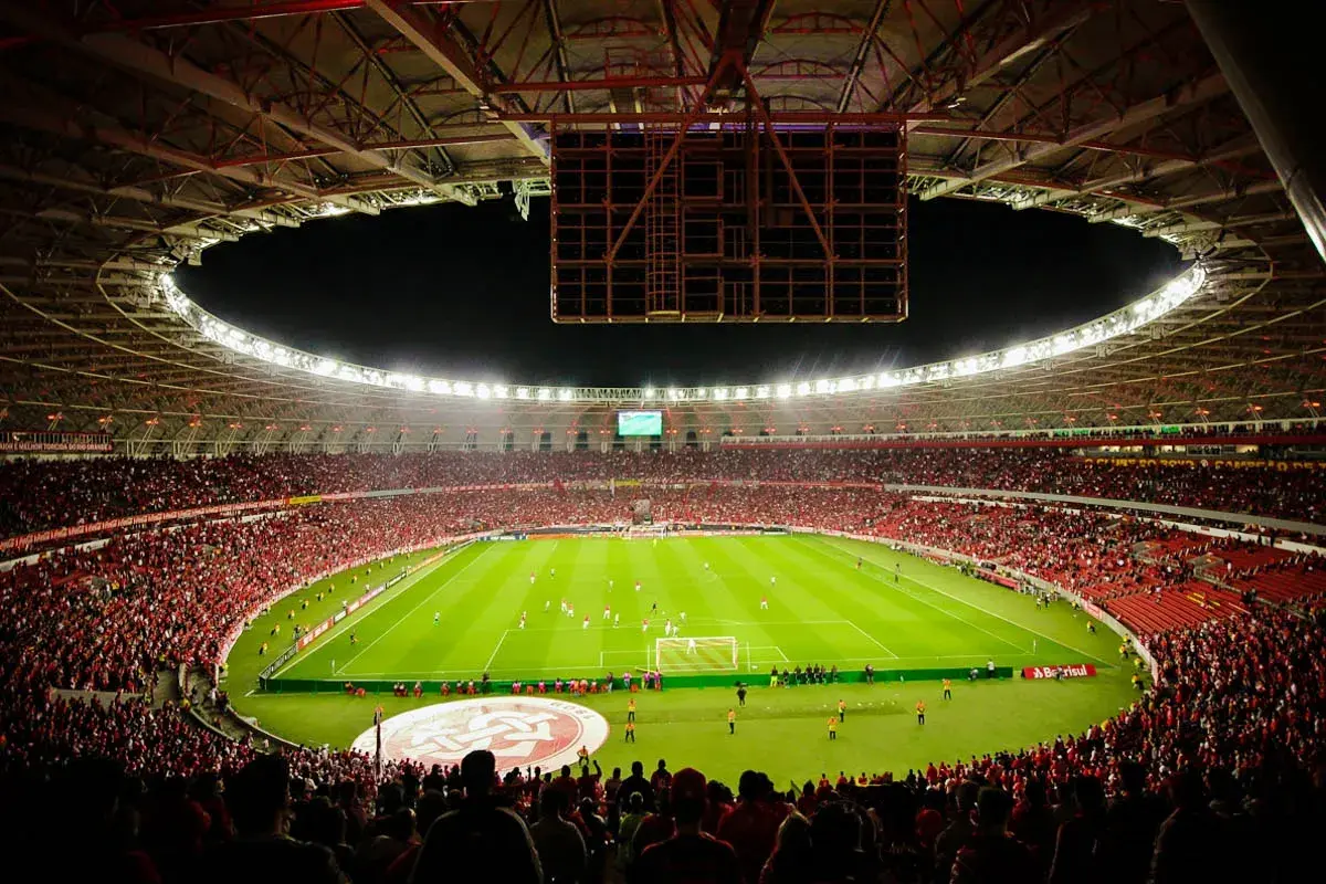 Estadio. Internacional contra Mirassol