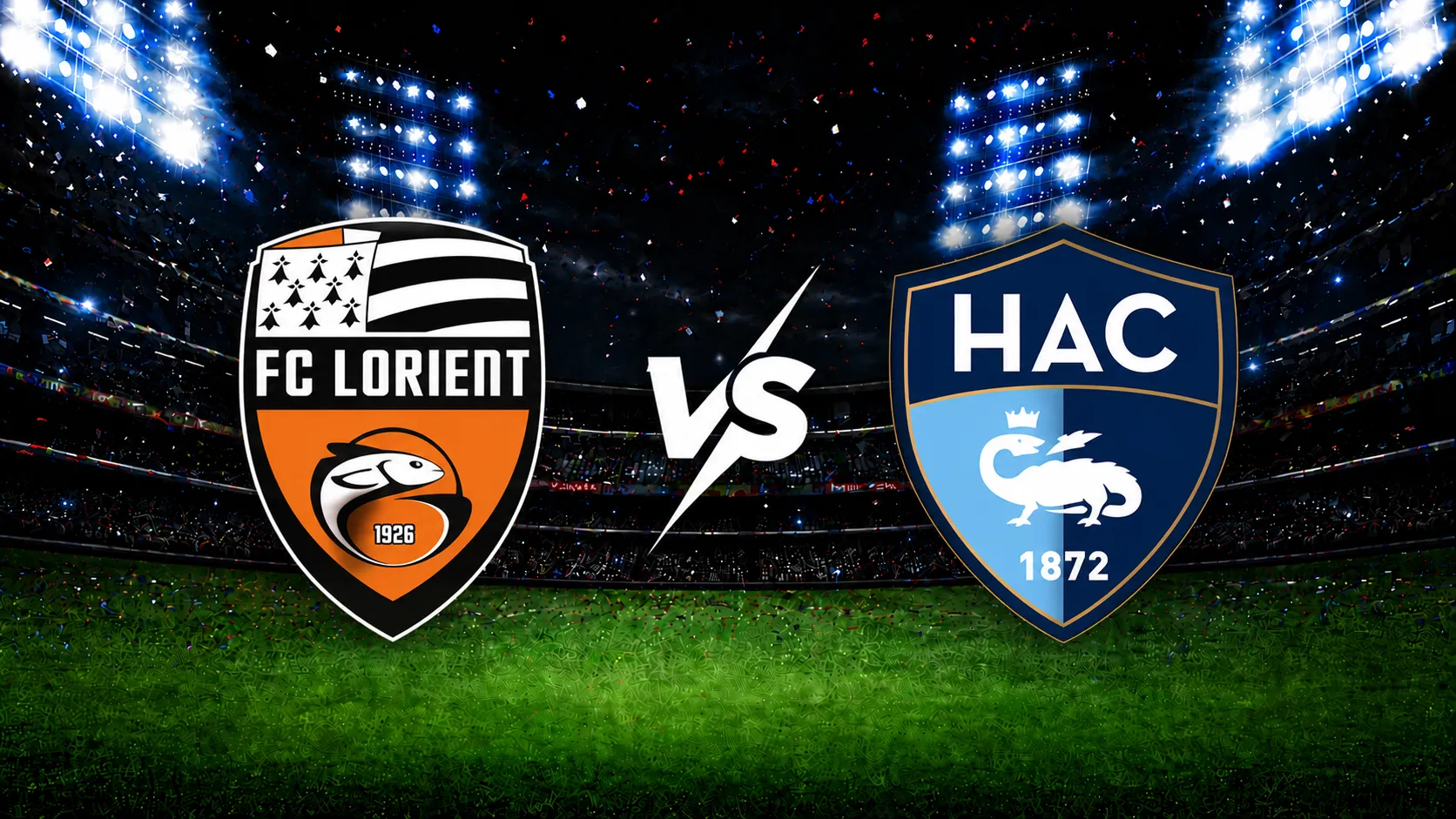 Lorient contra Le Havre se enfrentan por la Liga 1 de Francia. 