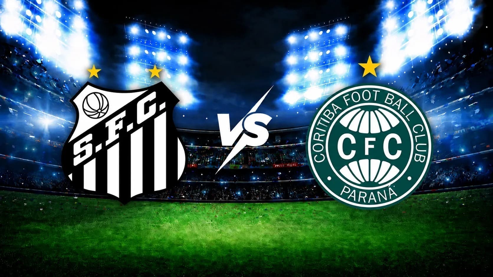Santos contra Coritiba