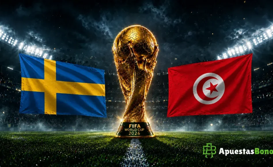 Suecia contra Túnez –Copa Mundial 2026– 14 de Junio (20:00 hora local)