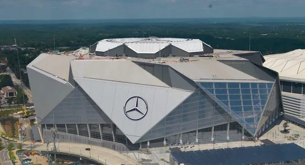estadio Mercedes-Benz Atlanta. España contra Arabia Saudí