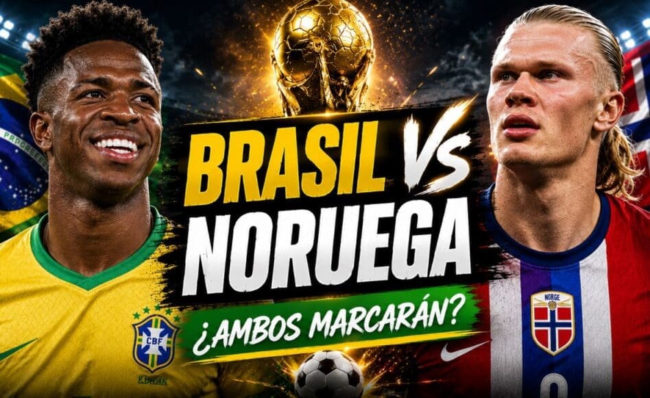 Brasil vs Noruega Ambos Equipos Marcan @1.80