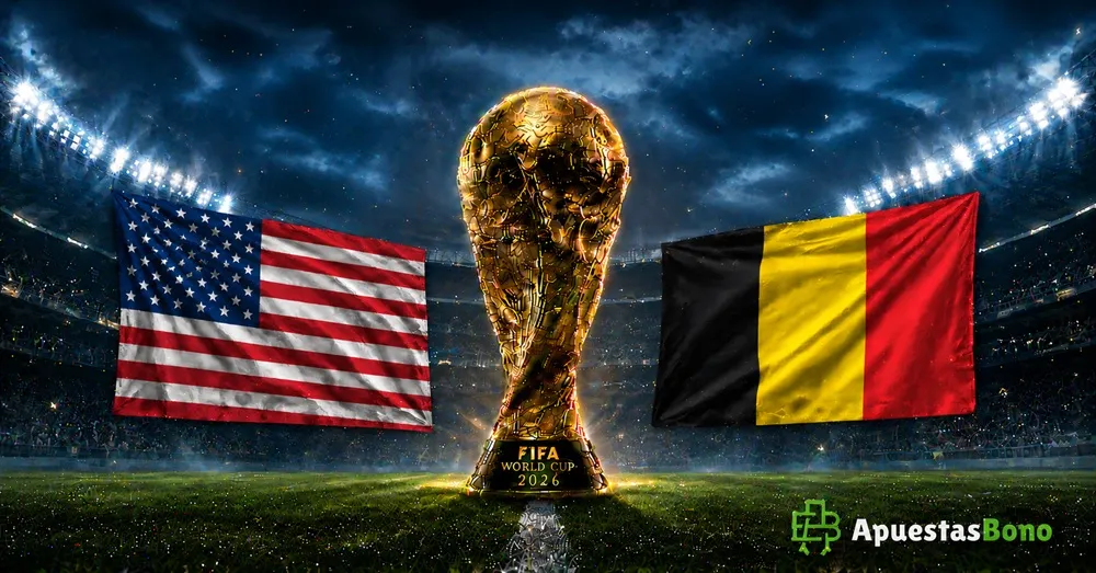 El partido entre Estados Unidos contra Bélgica se juega el lunes 6 de julio. El partido entre Estados Unidos contra Bélgica se juega el lunes 6 de julio.