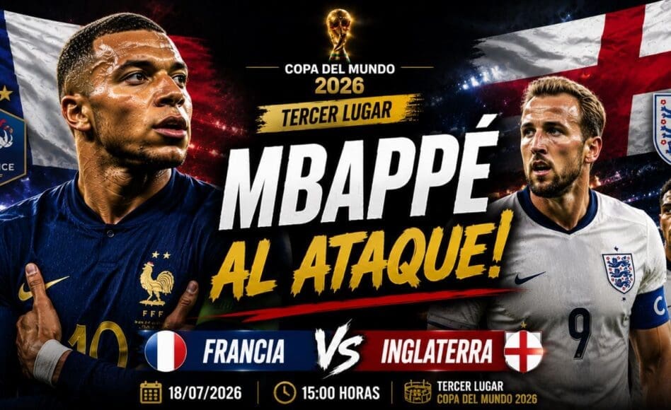 Pronóstico Francia vs Inglaterra – Kylian Mbappé Anotará en cualquier momento @1.78
