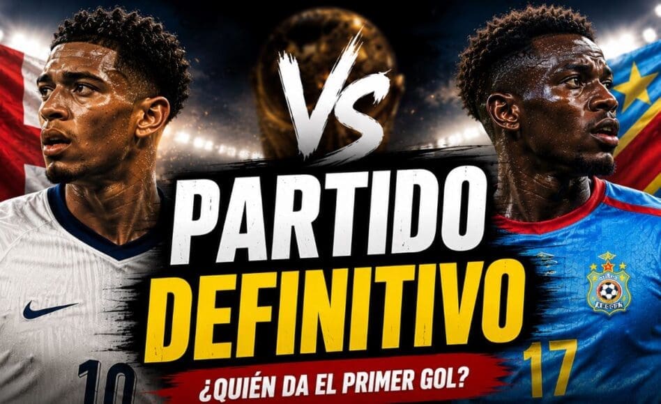 Inglaterra vs RD del Congo Menos de 2.5 Goles @1.90