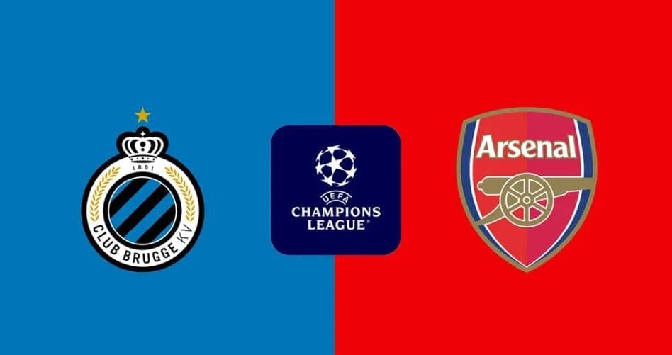 Club Brugge vs Arsenal – Champions League 10-12-2025, 21:00 CET