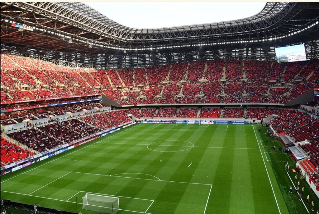 Estadio. Argelia contra RD Congo