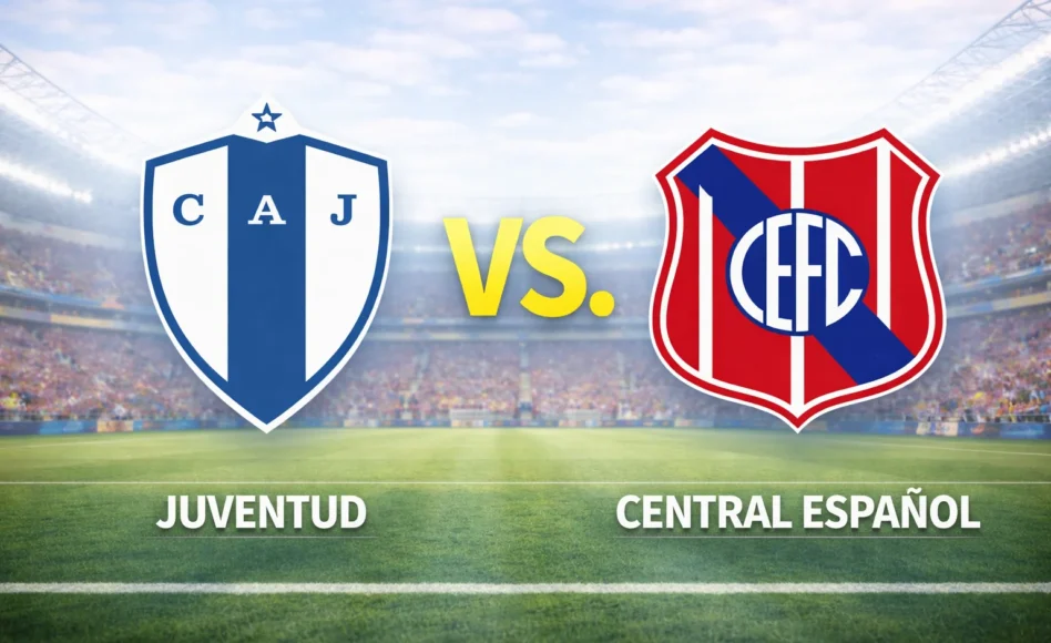 Juventud contra Central Español –Liga Uruguaya Apertura 2026– 22 de Febrero (17:00 hora local)