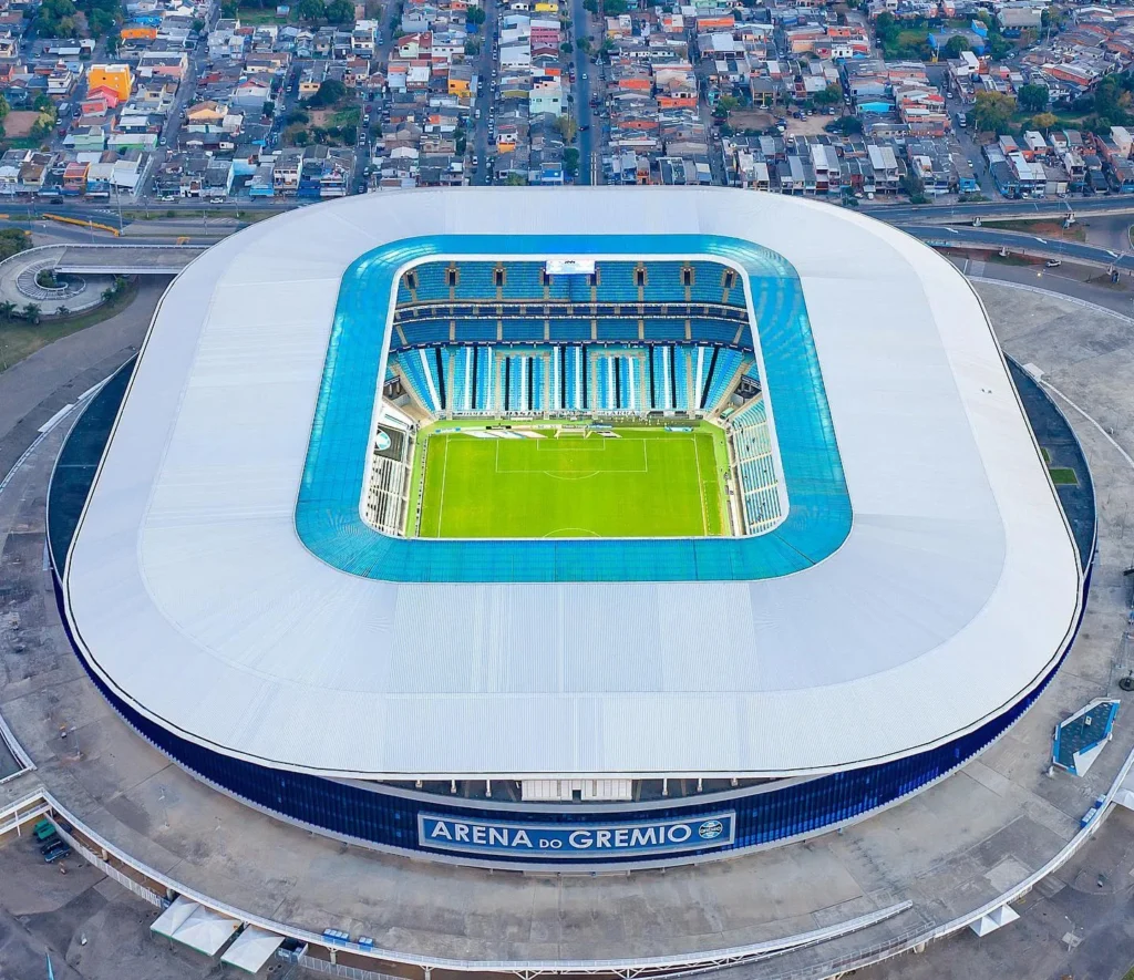 Estadio Arena do Gremio - Grêmio contra Bragantino –Liga Brasil 2026– 12 de Marzo (20:30 hora local)