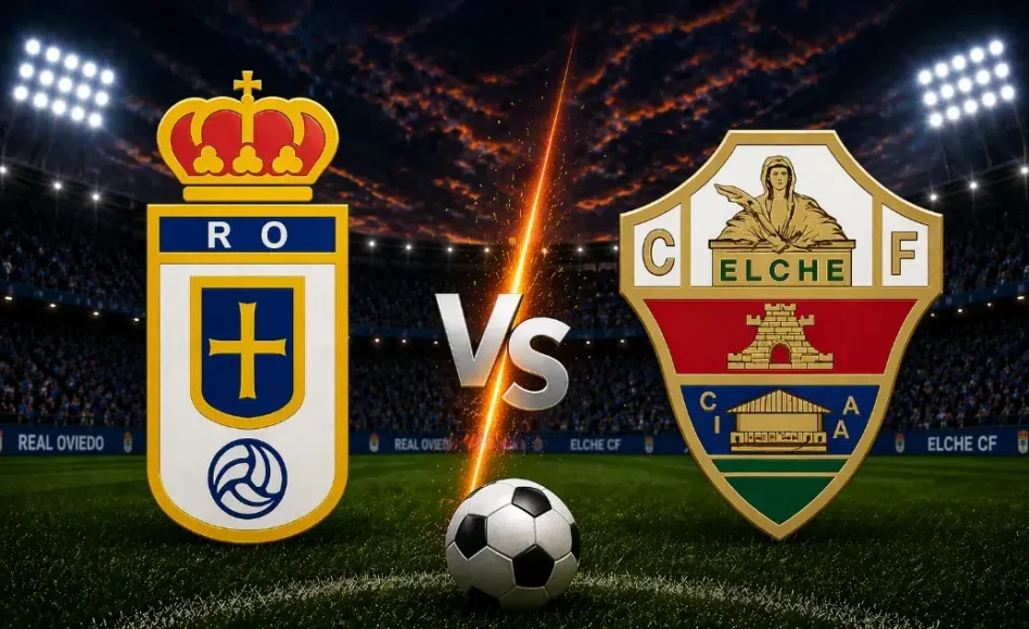 Real Oviedo contra Elche -LaLiga- 26 de Abril (16:15 hora local)