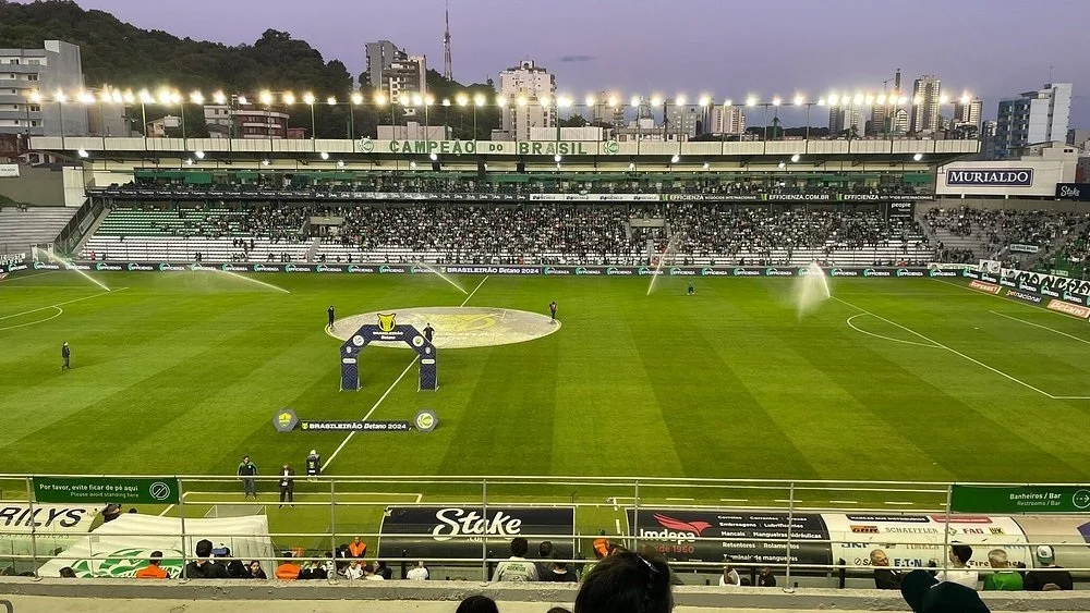 Estadio. Juventude contra São Paulo