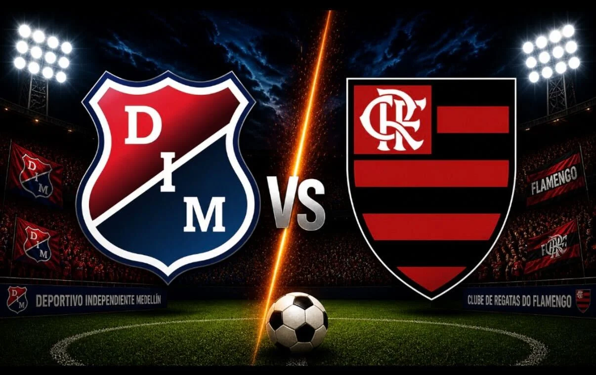 Independiente Medellín contra Flamengo