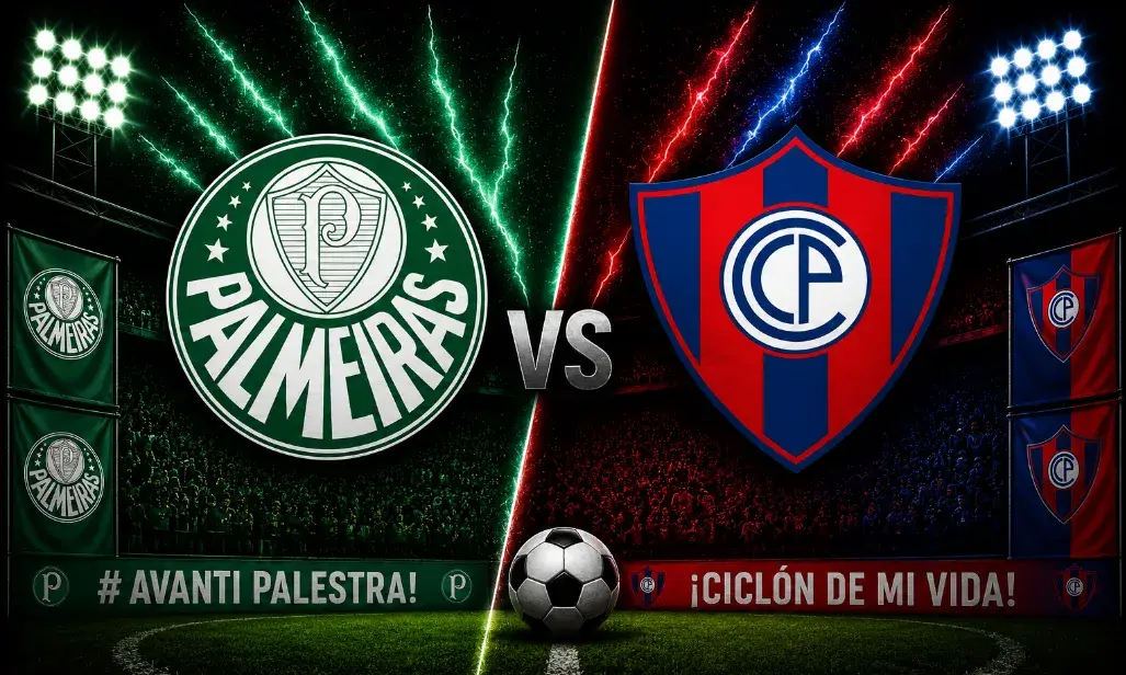 Palmeiras contra Cerro Porteño