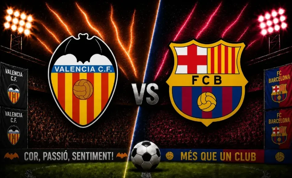 Valencia contra Barcelona -LaLiga- 23 de Mayo (21:00 hora local)