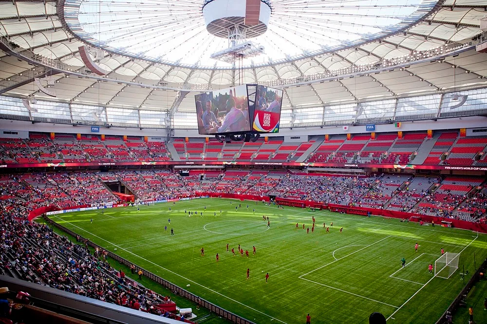 Suiza contra Canadá se enfrentan en el BC Place en Vancouver. Suiza contra Canadá se enfrentan en el BC Place en Vancouver.