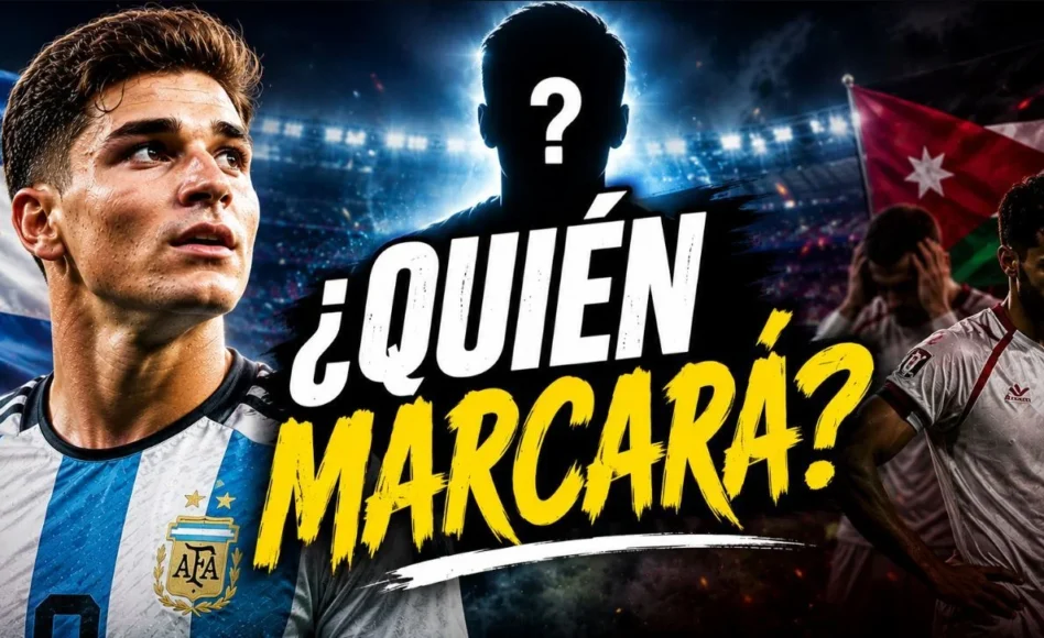 Jordania contra Argentina — Julián Álvarez anota gol @1.90