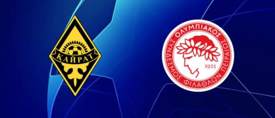 Kairat contra Olympiacos – Champions League, 9 de diciembre de 2025, 16:30 CET