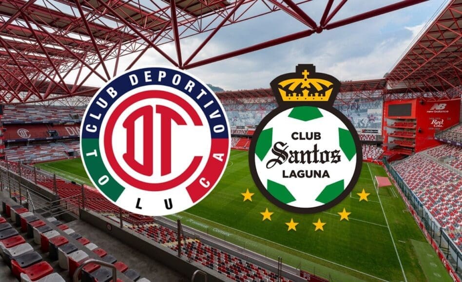 Toluca contra Santos -Torneo Liga MX Primera División- Miércoles 14 de enero (21:10 hora local)