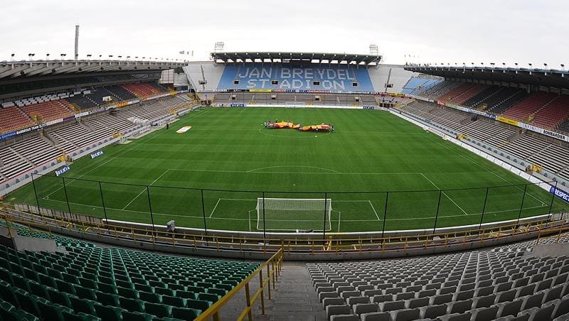 Estadio. Brujas contra Atlético de Madrid