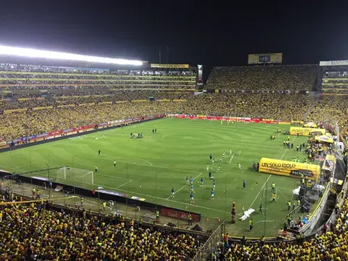Estadio. Barcelona SC contra Manta