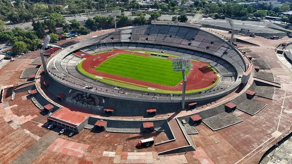 Estadio. Pumas UNAM contra Cruz Azul
