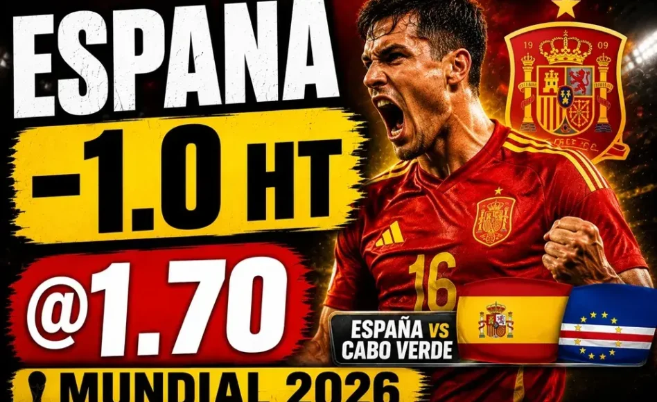 España contra Cabo Verde: España -1.0 hándicap asiático HT @1.70