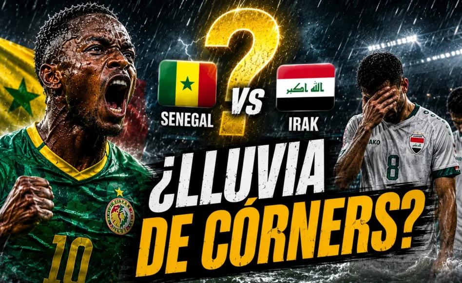 Senegal contra Irak: Senegal -3.0 córners @1.90
