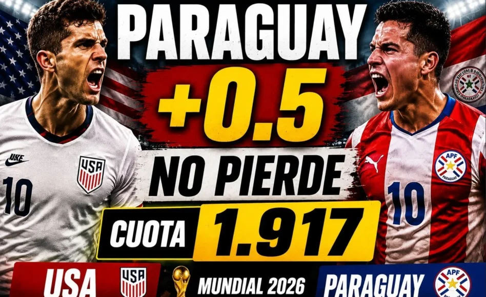 USA contra Paraguay: Paraguay +0.5 @1.917