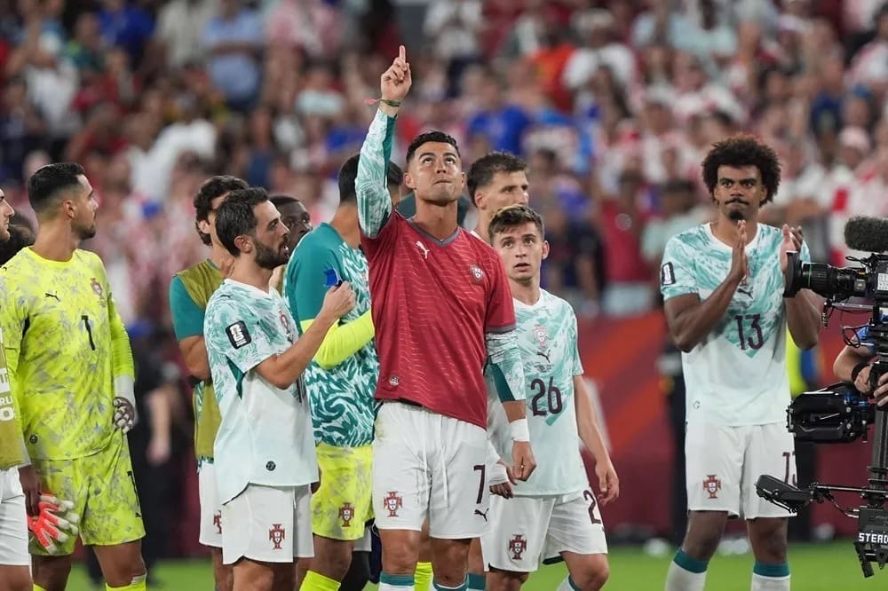 Cristiano dedica el triunfo de Portugal ante Croacia a su excompañero Diogo Jota, fallecido en un accidente automovilístico en España