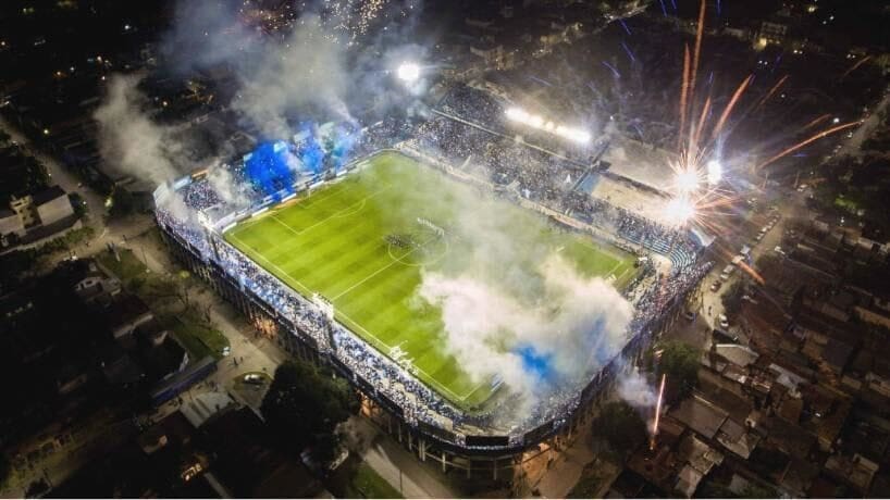 Estadio. Atlético Tucumán contra Huracán