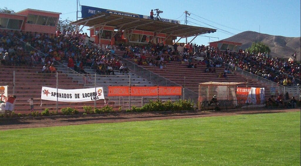 Estadio. Cobresal contra Huachipato