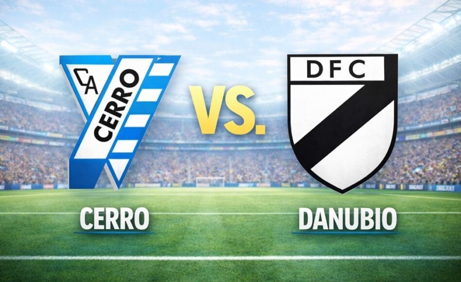 Cerro contra Danubio –Liga Uruguaya Apertura 2026– 9 de Febrero (20:00 hora local)