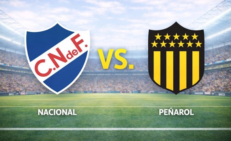 Nacional contra Peñarol –Liga Uruguaya Apertura 2026– 1 de Marzo (19:30 hora local)