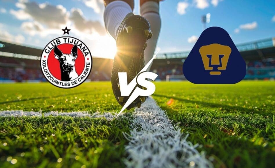 Tijuana contra Pumas UNAM -Torneo Liga MX Primera División- 27 de Febrero (19:06 hora local)