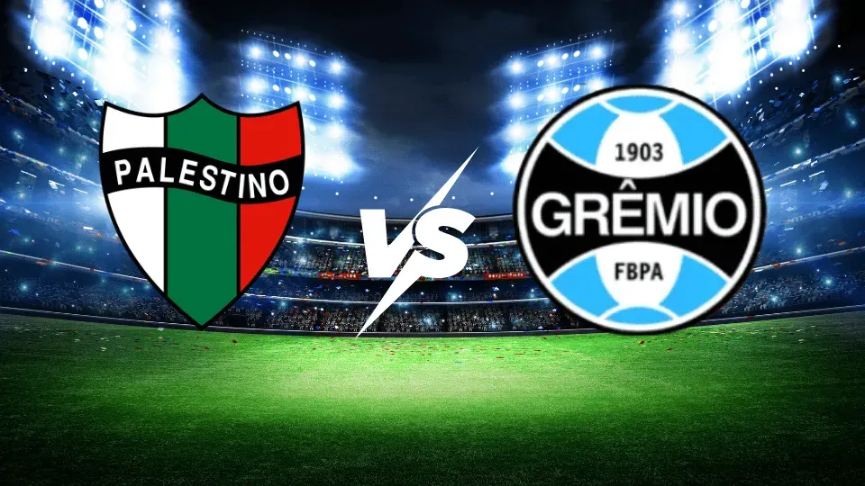 Palestino contra Gremio juegan el miércoles 29 por la Copa Sudamericana.
