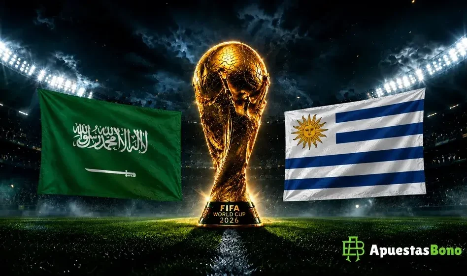 Arabia Saudita contra Uruguay –Copa Mundial 2026, Grupo H– 16 de Junio (00:00 horas)