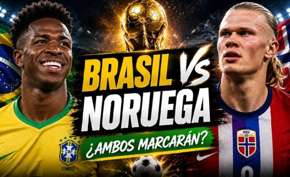 Brasil vs Noruega Ambos Equipos Marcan @1.80