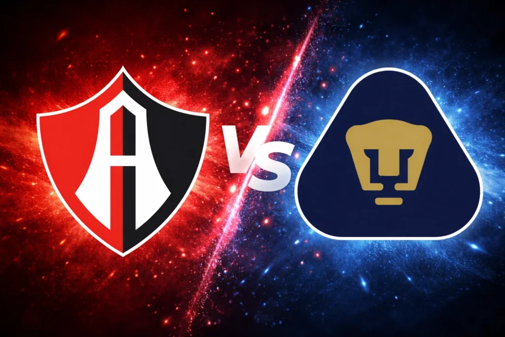 Atlas contra Pumas UNAM- Torneo Liga MX Primera División- Sábado 07 de febrero