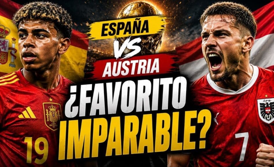 España vs Austria +1.5 Hándicap Asiático @1.86