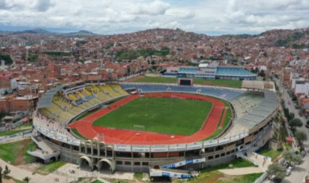 Estadio Olímpico Patria, donde se enfrentarán Independiente contra Academia del Balompié.