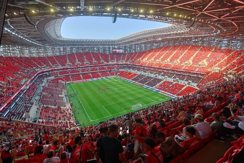 Estadio. Marruecos contra Mali