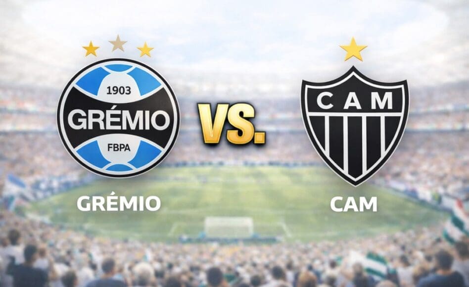 Grêmio contra Atlético Mineiro –Liga Brasil 2026– 25 de Febrero (21:30 hora local)